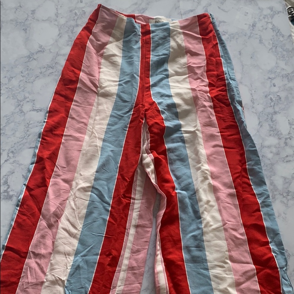 DO + BE STRIPED PASTEL PANTS | S